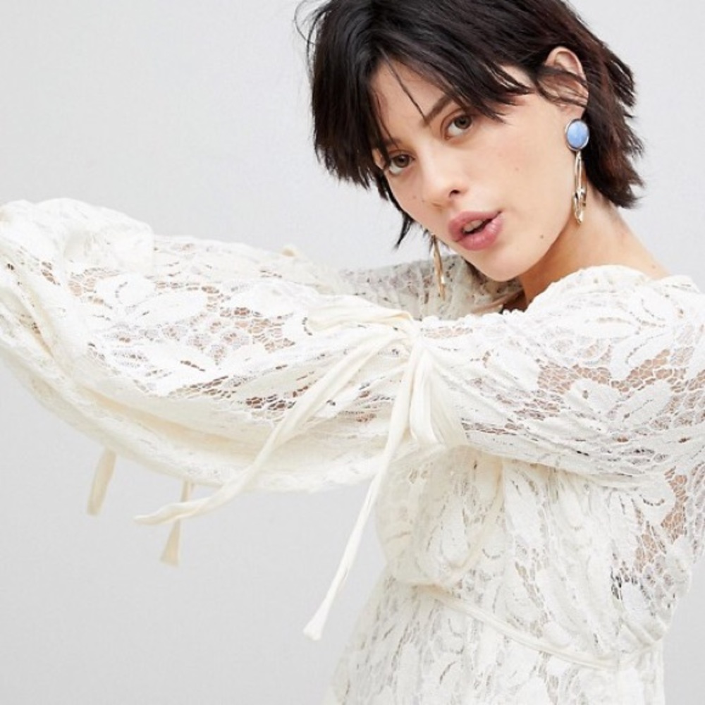 NWT Free People Ruby Lace Dress